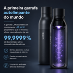 Garrafa Larq - Garrafa De Água De Aço Inoxidável Autolimpante