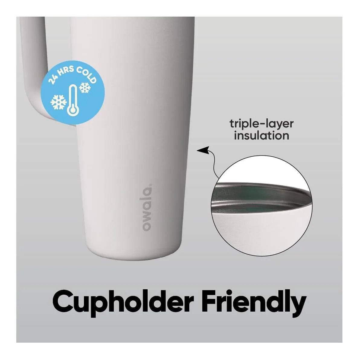 Copo Térmico Owala FreeSip em Aço Inoxidável de 887 ml
